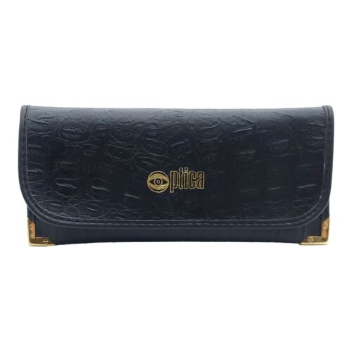 Estojo para Óculos Pele Sintética Lagarto Modelo - H140/1/L